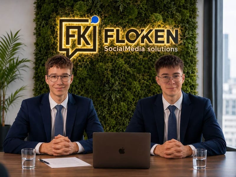 Kenan und Florian, die Gründer von FLOKEN SocialMedia solutions